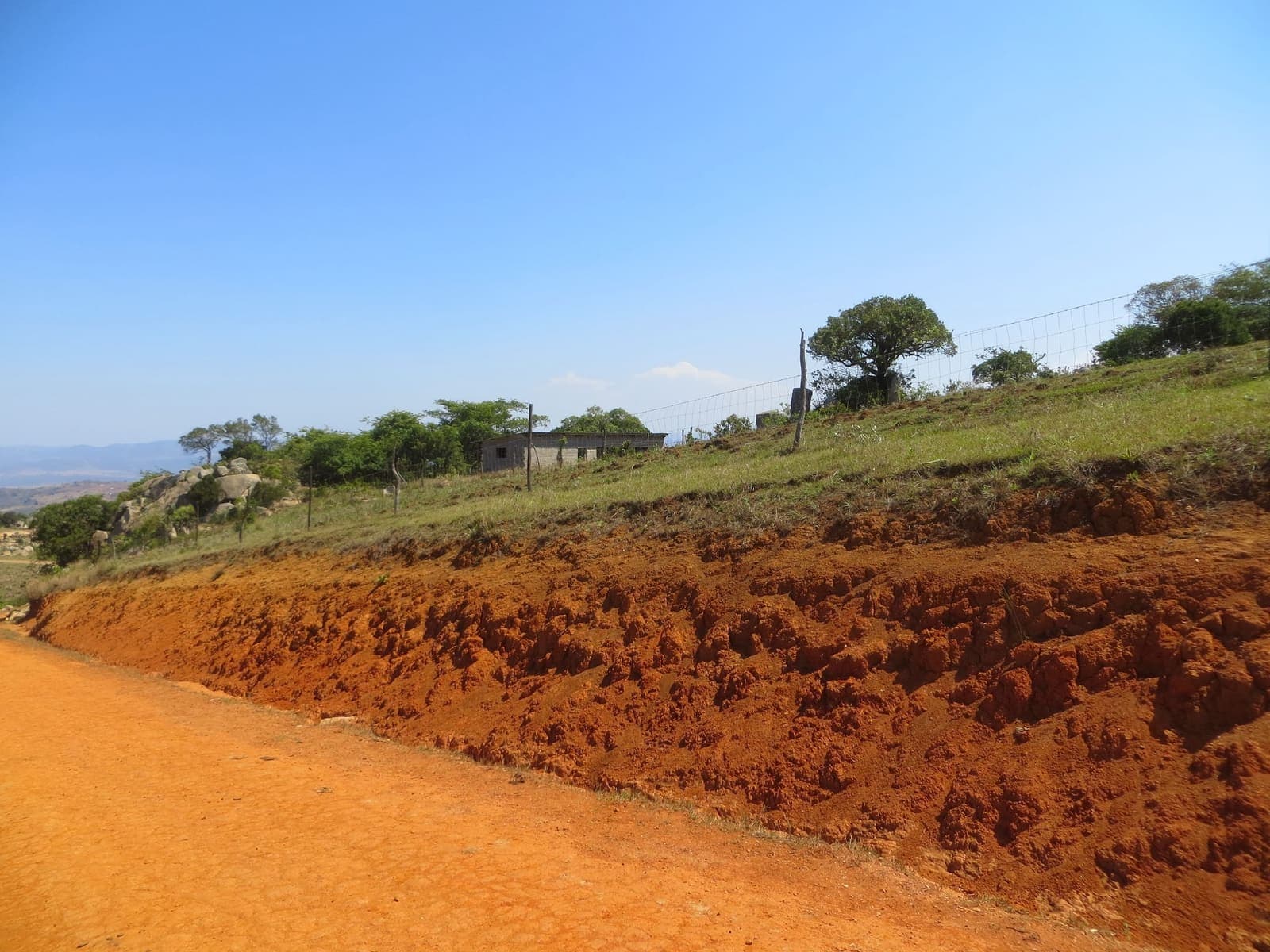 Rural road in the Shiselweni Region of Eswatini