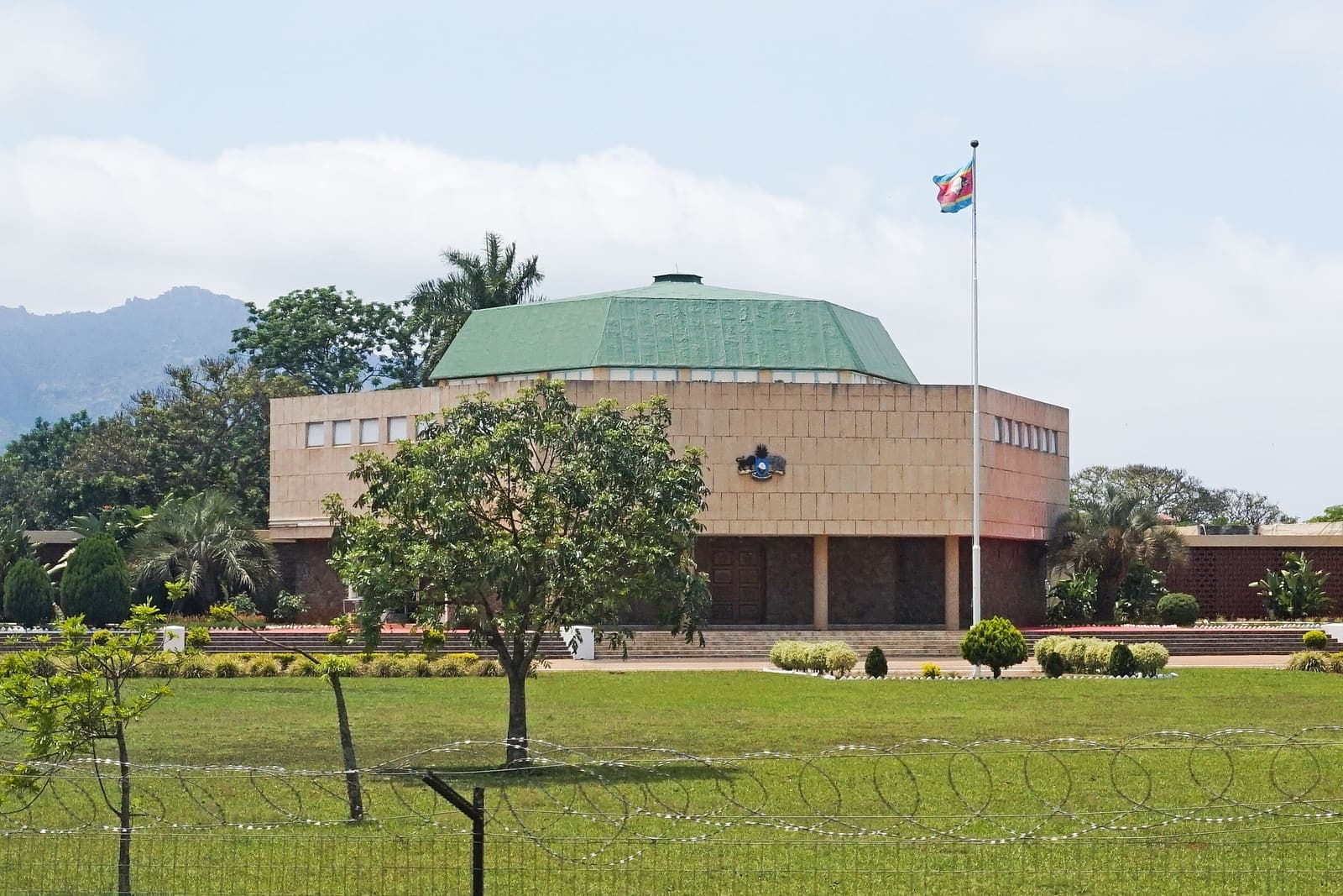 Parliament building of Eswatini exterior